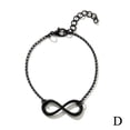 thumbnail image 3 of New Simple Alloy 8 Words Infinity Braided Adjustable Couple Bracelet Bracelet Charm Bracelet, 3 of 8
