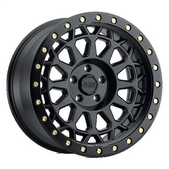 Black Rhino Primm 20X9.5 5X150 12Et 112.1Cb Matte Black W/ Brass Bolts Wheel