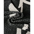 thumbnail image 4 of Unique Loom Decatur Collection Area Rug - Scroll (5' x 7' 2" Rectangle Black/Ivory), 4 of 7