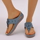 thumbnail image 5 of WILLBEST Sandalias Flexibles Para Mujer, Chanclas Con Soporte De Arco Para Caminar Cómodamente, Sandalias De Cuña De Verano Con Función De Masaje Y Plataforma., 5 of 9