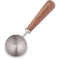 thumbnail image 1 of Cuchara de café Easyworkz de acero inoxidable con mango de nogal negro 10g, 1 of 7