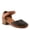 BLACK MULTI, variant on Eveline Women’s Leather Sandal with Laser-cut Design & Comfort