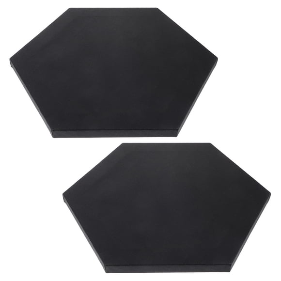 Phenofice 2Pcs Artist Canvas Panels In Black For Painting Ideal For Gallery Display Art Creation