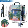 thumbnail image 2 of FORMRS Zipper Binder with Shoulder Strap 2-inch Ring 500 Sheet Capacity File Bag, Boat Seaside, 2 of 5