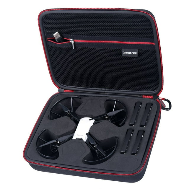 Funda de transporte Smatree para dron DJI Tello con 4 baterías de vuelo