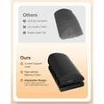 thumbnail image 4 of Foot Rest for Under Desk at Work, Heated Foot Stool with Vibration Massage, Adjustable Height Memory Foam Foot Stool,2 Heat Levels Ergonomic Desk Footrest, 4 of 6