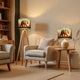 thumbnail image 6 of Lampshades 2 Pack Bear Forest Wildlife Photography Rustic Cabin Woodland 13"x13"x10" Light Shade for Table Lamps Floor Lamps Drum Lamp Shades Lampshade Replacement Easy Assembly, 6 of 8