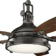 thumbnail image 4 of 310018AVI Kichler Lighting Hatteras Bay - Ceiling Fan with Light Kit - with Traditional inspirations - 22.5 inches tall by 52 inches wide-Anvil Iron, 4 of 5