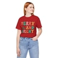 thumbnail image 4 of Matching Family Merry and Bright Christmas Unisex Shirt, 4 of 8