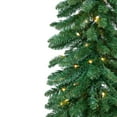 thumbnail image 5 of Northlight Pre-Lit Pencil Alpine Artificial Christmas Tree - 5' - Clear Lights, 5 of 8