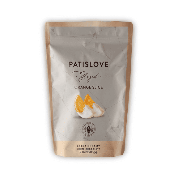Patislove Glazed Orange Slice - White Chocolate – 2.82 oz