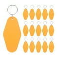 thumbnail image 1 of Unique Bargains Vintage Motel Keychain Blank Hotel Keychains Rhombus Retro Key Tag, Yellow, 16 Pack, 1 of 7