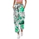 thumbnail image 1 of Gibobby Pantalones deportivos con forro polar para mujer Pantalones de chándal con estampado inferior para mujer, cintura alta, deportivos, pantalones para correr(Verde,G), 1 of 4