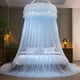 thumbnail image 5 of Mosquitera Tipo Domo para Techo Smj251216004 | Malla de Poliéster Encriptada Plegable | Dosel de Cama con Volantes Estilo Princesa | Protección Contra Insectos para Camas Queen, Dobles E Individuales, 5 of 6