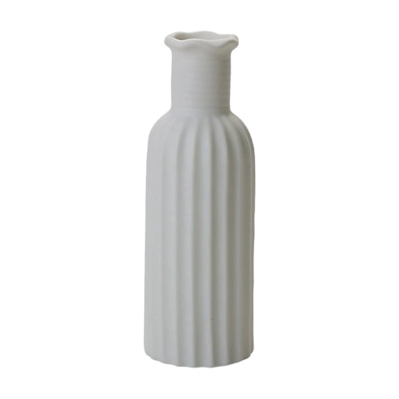 TACILIP Room Decor, Ceramic Vase Home-style Plain Vase for Flower Arrangement Indoor Decoration Ceramic Vase Art Decoration, Gifts for Mom