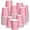 Pink, variant on GUSTO Disposable Coffee Cups with Lids 3 Oz Insulated Paper Cups, 300-Pack