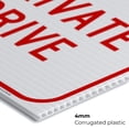 thumbnail image 5 of Private Drive No Parking Sign, 24x36 Corrugated Plastic, 5 of 7