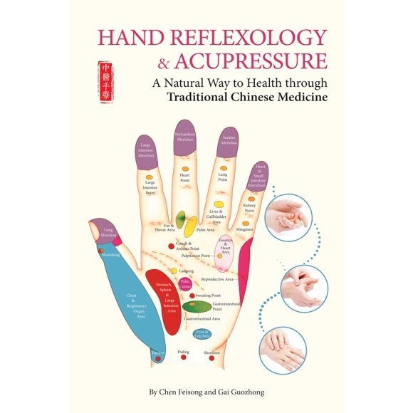 Libro Tuttle Publishing Reflexología de la Mano y Acupresión