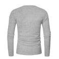 thumbnail image 3 of XFLWAM Men's Thermal Waffle Henley Shirt Casual Button Down Long Sleeve T-Shirt Cotton Lightweight Tee Tops, 3 of 6
