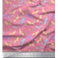 thumbnail image 1 of Soimoi Rayon Fabric Dot,Leaves & Fox Animal Printed Craft Fabric by the Yard 56 Inch Wide, 1 of 1