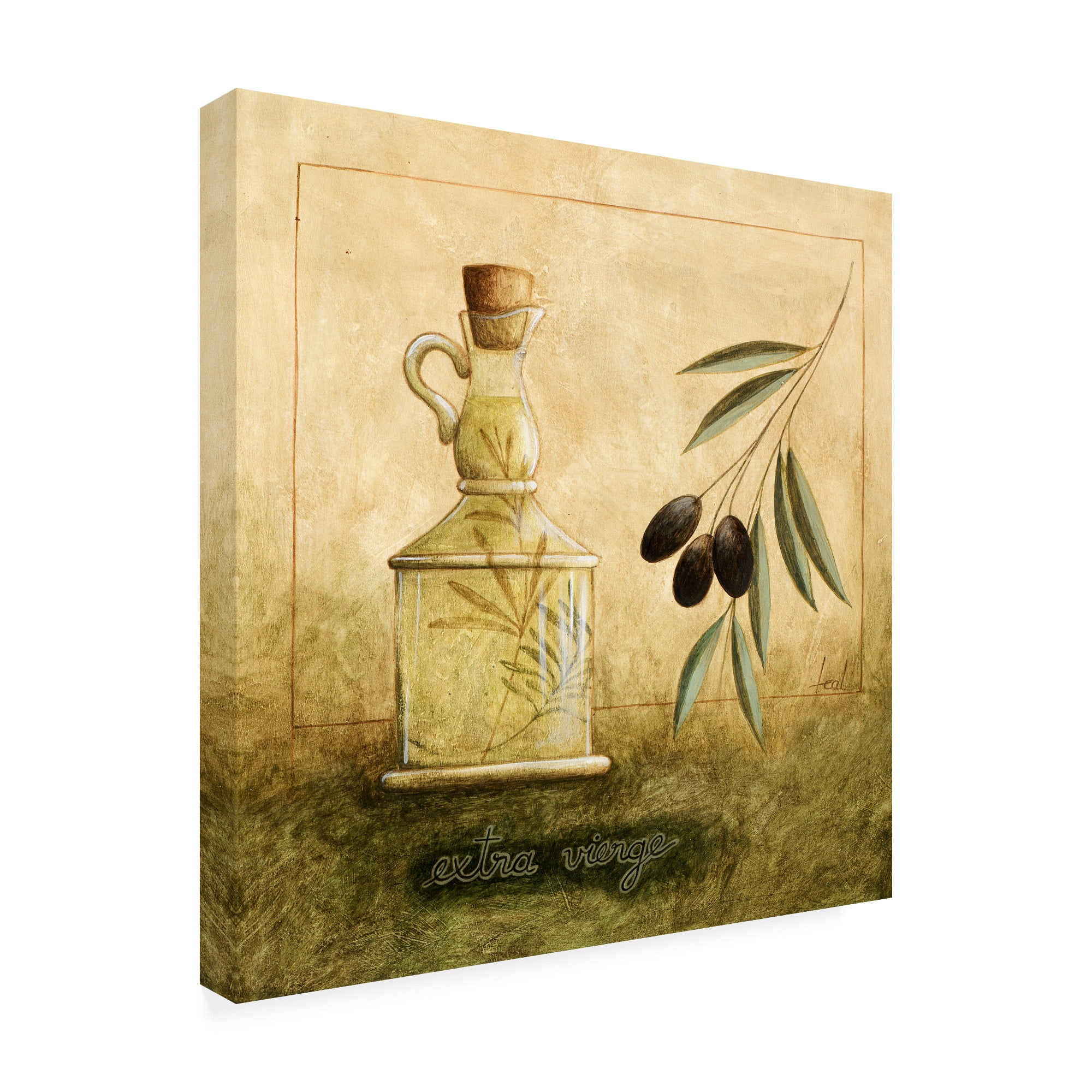 Trademark Fine Art 'Olive Oil Branches 1' Canvas Art by Pablo Esteban