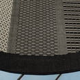 thumbnail image 4 of Safavieh Courtyard Eileen Geometric Indoor/Outdoor Area Rug, Black/Sand, 5'3" x 5'3" Round, 4 of 10