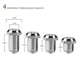 thumbnail image 5 of Scienceny Cerradura de puerta portátil con 2 llaves, segura y conveniente para manijas de puerta de casa, casillero de puertas interiores Herramientas y ferretería 5 piezas 20mm, 5 of 6
