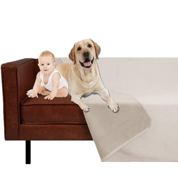 Manta de cama para mascotas Ameritex reversible, 100% impermeable, 68 x 82 cm