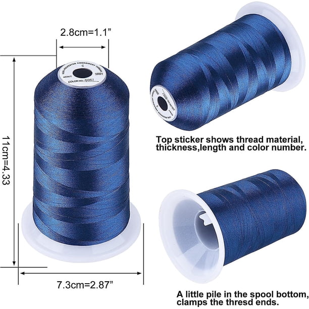 Hilo De Algodón Aurifil Mako Sólido - Azul Marino Oscuro - 50wt 1422yds / Mercería / A1050-2784 - México Hilo De Algodón Aurifil Mako Sólido - Azul Marino Oscuro - 50wt 1422yds / Mercería / A1050-2784 - México