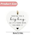 thumbnail image 3 of Pendant You Gift Give You A Big Hug Inspirational Quotes Warm Pendant, 3 of 6