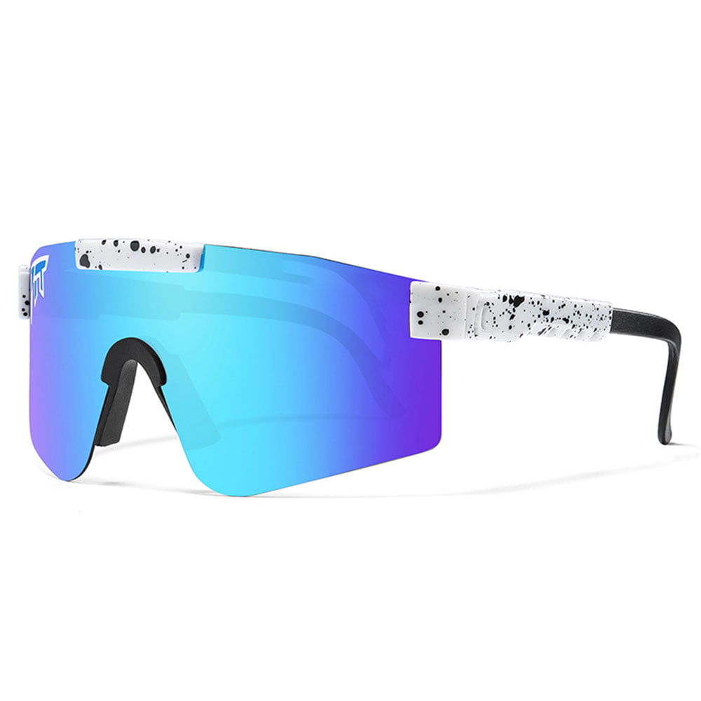 Sports Polarized Glasses for Baseball Fishing Cycling Running Womens Sunglasses Wrap Around Design UV400 Sunglasses Men 