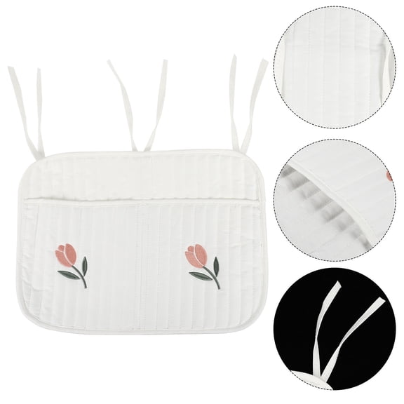 HEMOTON Crib Hanging Storage Pouch Stroller Organizer for Diaper Clothing Toys