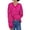 Hot Pink Floral, variant on TIYOMI Plus Size Sweater Tops For Women Khaki Knit Long Sleeve Pullover High Neck Shirts Knitting Warm Sweaters Basic Solid Color Jumper Top Casual Fall Winter Pullover XL 14W 16W
