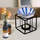 thumbnail image 3 of Aromatic Oil Burner, Geometric Ceramic Essential Oil Candle Holder meltinging Burner Warmer Melter Fragrance for Home Offie B Soledad quemador de aceite esencial, 3 of 10