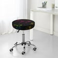 thumbnail image 4 of Uemuo Butterfly Pattern Round Bar Stool Seat Covers Washable Stool Cushion Slipcover Elastic Bar Chair Covers-, 4 of 7