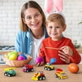 thumbnail image 7 of KY With Toys Inside-20 PCS Colorful Plastic Easter Eggs Filled with Toy Vehicles for Kids-Surprise Egg for Easter Egg Hunt, Basket Stuffers and Birthday Party Favors, 7 of 7
