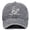 Grey, variant on Visor Cap with French Embroidery for Outdoor Everyday Wear Adjustable Strap Classic Unisex Baseball Hat for Casual Outings