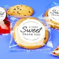 thumbnail image 3 of Big Dot of Happiness Simple Script Thank You Stickers and Clear Cookie Bags, Cellophane Treat Bags 4.25x7 IN for Candy or Baked Goods - 25 Count, 3 of 5