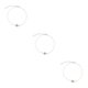 thumbnail image 1 of Sonducket Tobilleras Elegante Aleación de oro universal Perlas falsas Accesorios estéticos simples Adornos para los pies Pulseras de tobillo Plata Type1 NO1 Sonducket CBP253062, 1 of 6