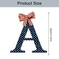 thumbnail image 2 of 250Th Anniversary Usa 4Th Of July American Flag Red, White Blue 26 Letter House Sign 4Th Independence Day Wooden House Sign Decoration, 2 of 8