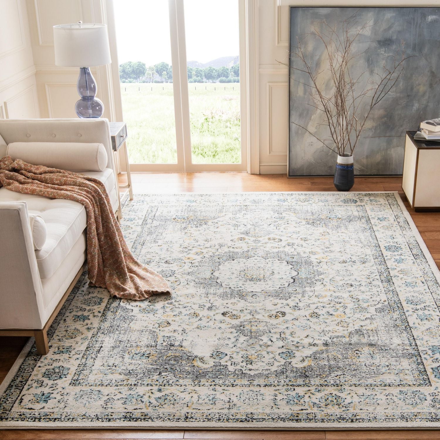SAFAVIEH Evoke Teale Traditional Area Rug