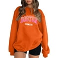 thumbnail image 2 of Women's Sweatshirts 2025 Boston EST 1997 Graphic Sweatshirt Long Sleeve Crewneck Pullover Tops Sweatshirt for Women, 2 of 5