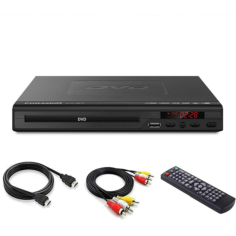 Foramor HDMI DVD Player for TV Support 1080P Full HD with HDMI Cable