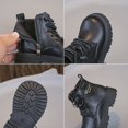 thumbnail image 6 of CAICJ98 Little Boy Boots Side Zipper Combat Shoes with Lace Up Ankle Boots for Toddler Girls Black (Little Kid/Big Kid),10.5, 6 of 6