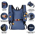thumbnail image 3 of Mochila de Senderismo Seektop 15L para Mujeres y Hombres Impermeable, 3 of 7