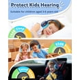 thumbnail image 2 of Auriculares Bluetooth Tronsmart KH02 para niños con límite de volumen, color azul, 2 of 9