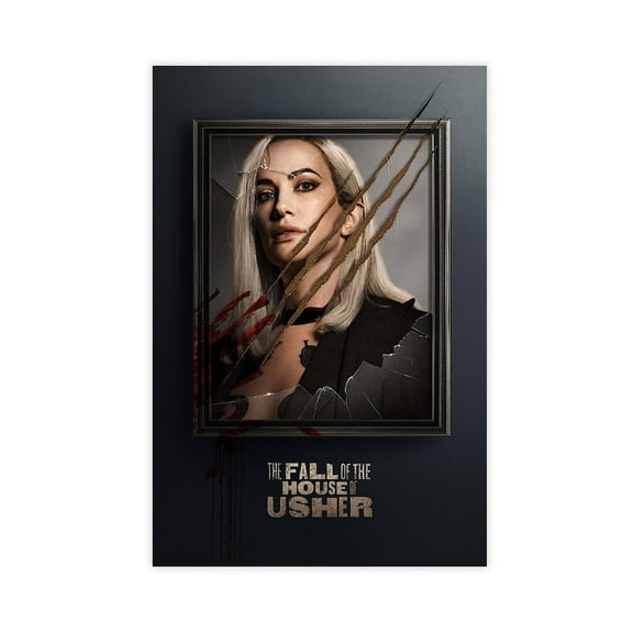Tv Series The Fall of The House of Usher Poster Canvas Wall Art Decor Print Picture Paintings for Living Room Bedroom Decoration