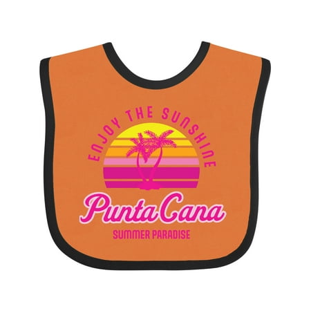 

Inktastic Enjoy the Sunshine Punta Cana Summer Paradise Gift Baby Boy or Baby Girl Bib