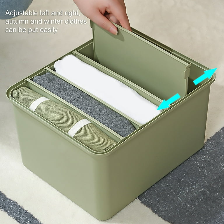 1pc Xl/plastic Multifunctional Lid Storage Box, Large Capacity Snack Toy Clothes  Storage Box Suitable For Bedrooms And Dormitories