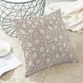 thumbnail image 4 of Floral Throw Pillow Covers 18x18 Set of 2, Flower Print Linen Decorative Pillow Cover Neutral Vintage Decoration Outdoor Cushion Cover Neutral Floral Pillowcase for Sofa Couch Farmhouse Room, 4 of 6